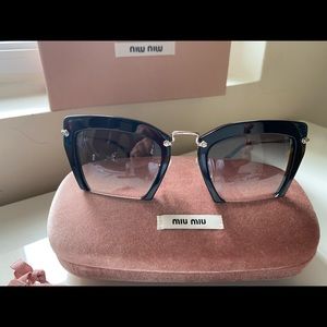 Miu Miu sunglasses cut off cat eye